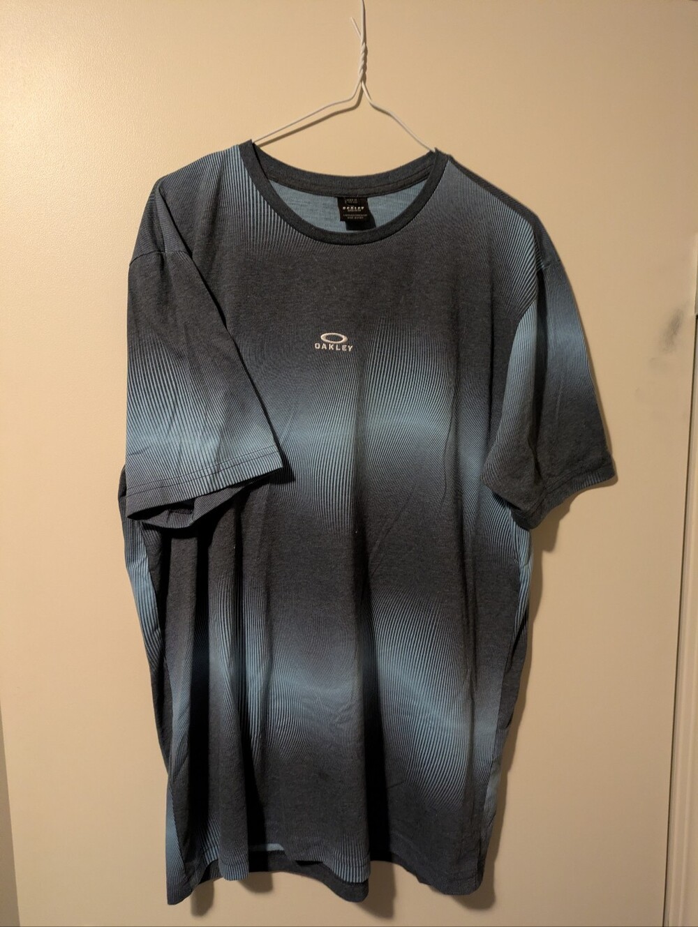 Blue Wavy Oakley Tee